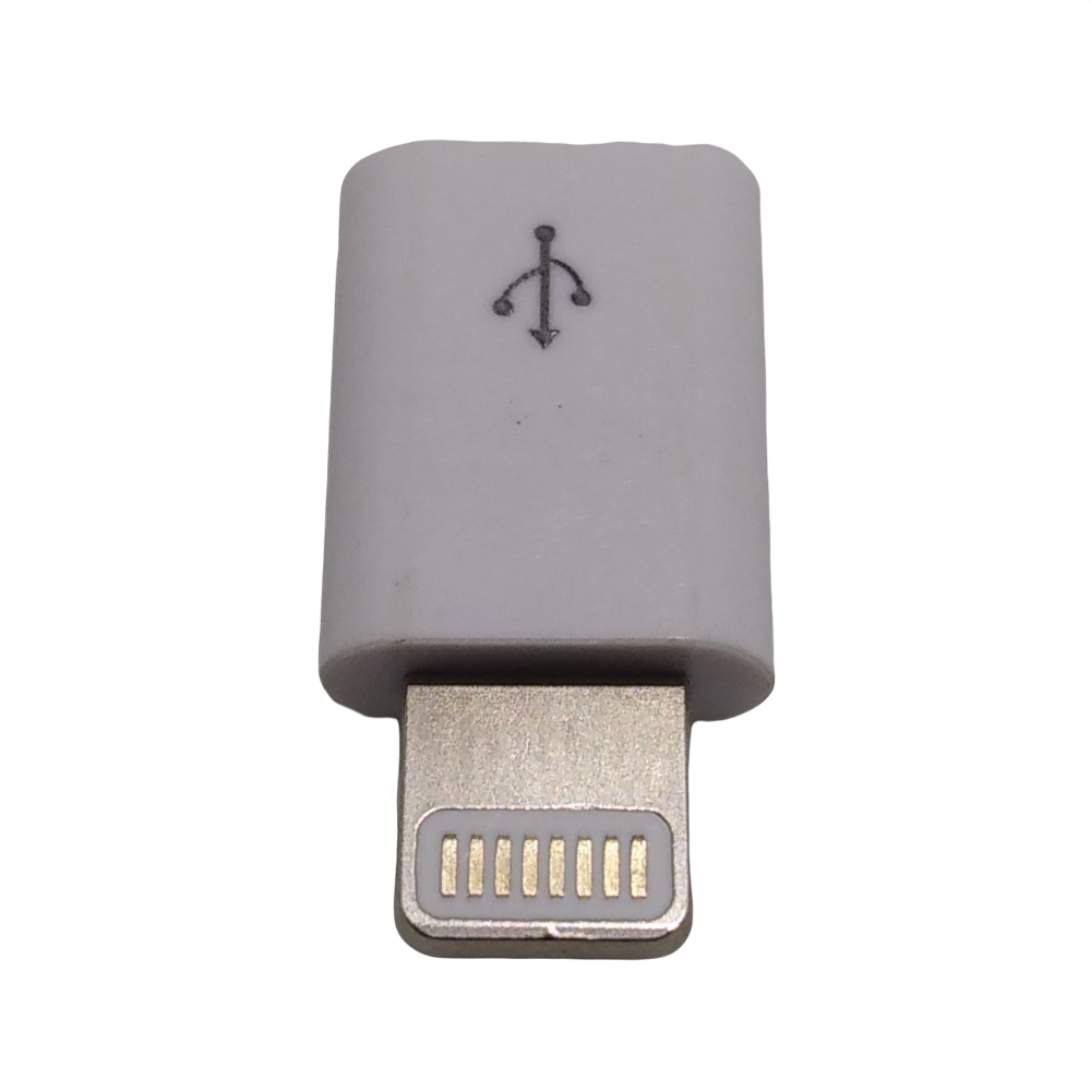 montering Motivere medarbejder iBlaze Lightning to Micro USB Female OTG Adapter White Color Lightweight  and Compact Design - iBlaze